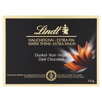 Lindt Thins hořká čokoláda 125g