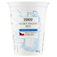 Tesco Selský jogurt bílý 400g