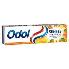 Odol Senses Energizing Grapefruit, Lemon & Mint Toothpaste with Fluoride 75ml