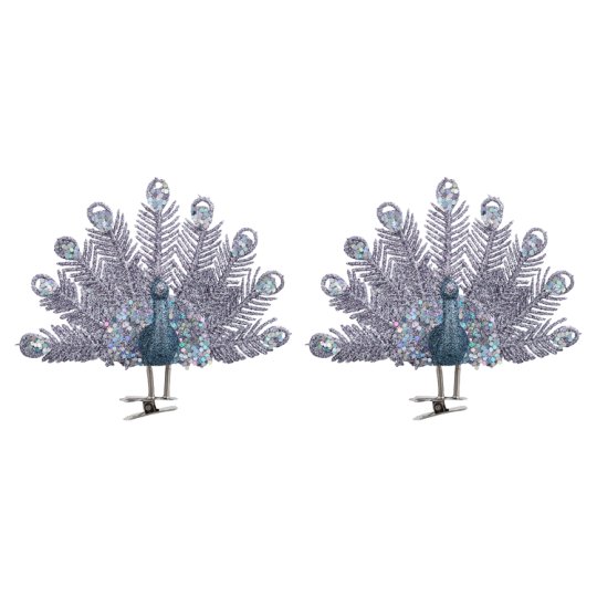 Glitter Peacock 2 ks