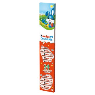 Kinder Tyčinky z mléčné čokolády s mléčnou náplní 24 x 12,5g