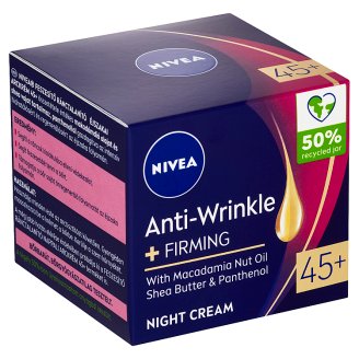 Nivea Zpevňující noční krém proti vráskám 45+ 50ml