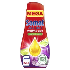 Somat All-in-1 gel do myčky Lemon & Lime 80 dávek, 1440ml