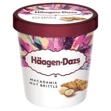 Häagen-Dazs Vanilková smetanová zmrzlina s karamelizovanými makadamiovými ořechy 460ml