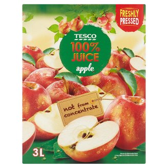Tesco 100% jablečná šťáva 3l