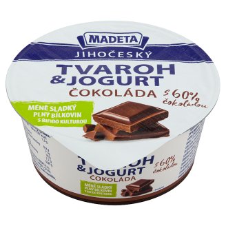 Madeta Jihočeský Tvaroh s jogurtem 60% čokoláda 135g