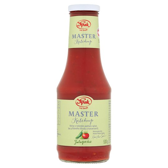 Spak Master Ketchup jalapeňo 530g