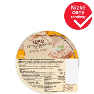 Tesco Paštika s kuřecími játry 100g