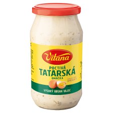 Vitana Honest Tartar Sauce 425ml