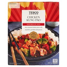 Tesco Kousky dušeného kuřecího masa v Kung Pao omáčce 400g