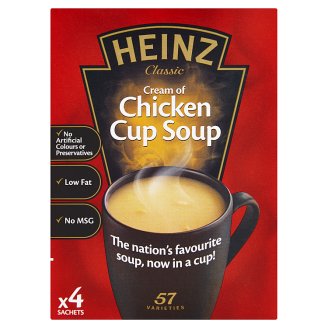 Heinz Kuřecí krémová polévka instantní 4 x 17g