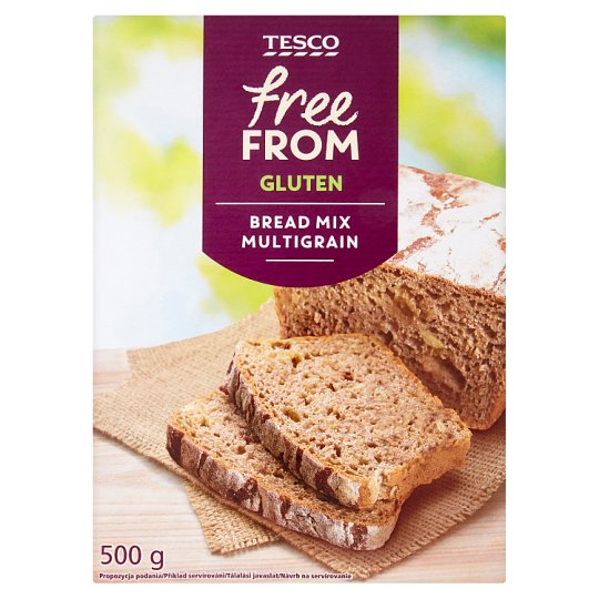 Tesco Free From Gluten Free Multigrain Bread Mix 500g Tesco