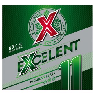Excelent 11 prémiový ležák 8 x 0,5l