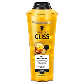 Gliss Kur Oil Nutritive šampon pro vlasy se sklonem k třepení 400ml