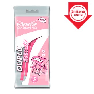 Wilkinson Sword Duplo Beauty Jednorázový holicí strojek se 2 břity 5 ks