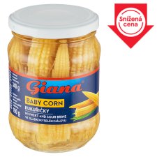 Giana Baby Corn in Sweet and Sour Brine 340g