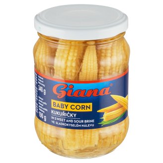 Giana Kukuřičky v sladkokyselém nálevu 340g