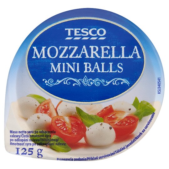 Tesco Mozzarella Mini Balls 125g