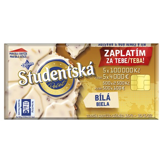 ORION STUDENTSKÁ PEČEŤ bílá 180g