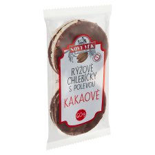 Nový Věk Rýžové chlebíčky s polevou kakaové 60g