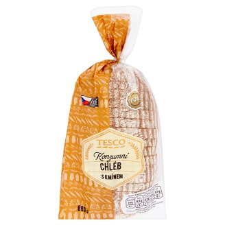 Tesco Chléb konzumní s kmínem 800g