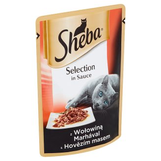 Sheba Selection in Sauce S hovězím masem 85g