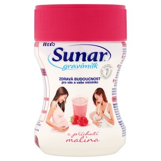 Sunar Gravimilk S příchutí malina 300g
