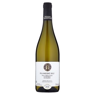Vinné Sklepy Lechovice Rulandské bílé víno s přívlastkem pozdní sběr polosladké bílé 750ml