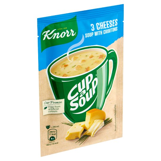 Knorr Cup a Soup 3 Cheeses Soup with Croutons 17g Tesco Groceries