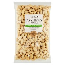 Tesco Cashews Natural 500g