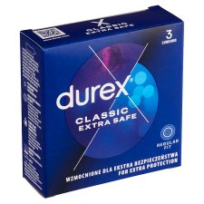 Durex Extra Safe Thicker Condoms 3 pcs