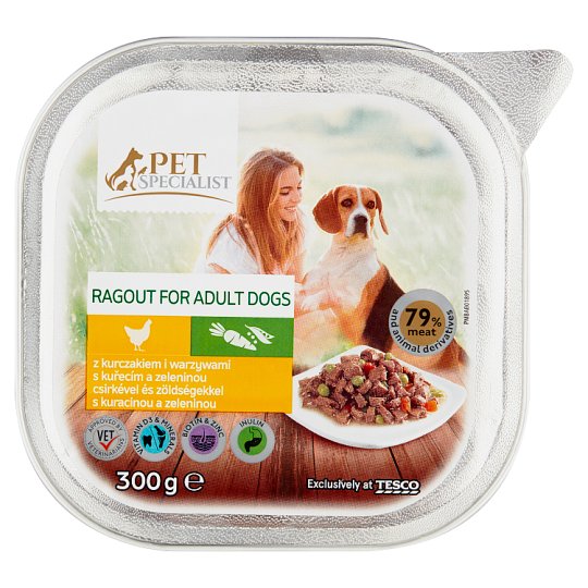 Tesco Pet Specialist Ragú s kuřecím a zeleninou 300g