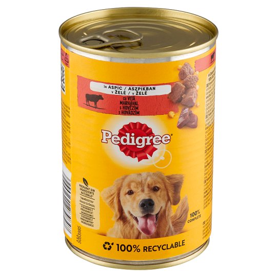 Pedigree S hovězím v želé 400g