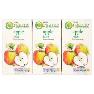 Tesco Bio jablečná šťáva z koncentrátu 3 x 200ml