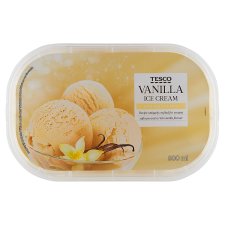 Tesco Vanilla Ice Cream with Vanilla Pods 900ml