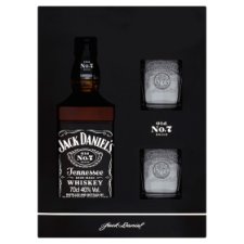 Jack Daniel's Tennessee Whiskey Gift Set 0.7L + 2 Glasses