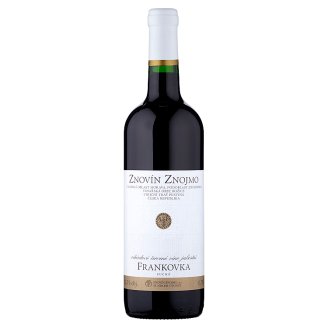 Znovín Znojmo Frankovka 2015 odrůdové červené víno jakostní suché 0,75l