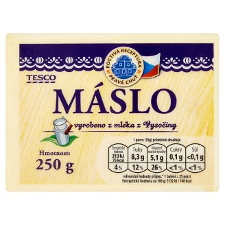 Tesco Máslo 250g