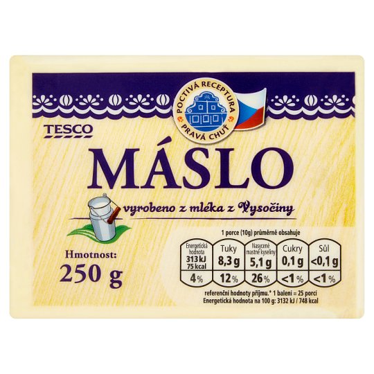 Tesco Máslo 250g