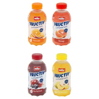 Müller Fructiv Míchaný nápoj z ovoce a syrovátky různé příchutě 440ml