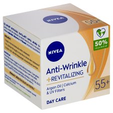 Nivea Anti-Wrinkle Revitalizing Day Cream 55+ 50ml - Tesco Groceries