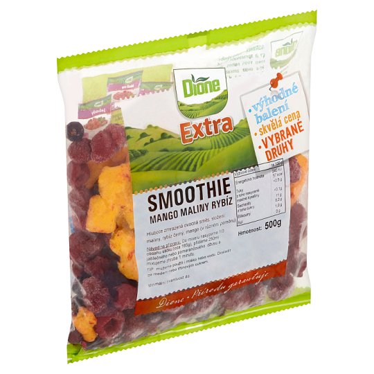 Dione Extra Smoothie mango, maliny, rybíz 500g