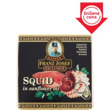 Franz Josef Kaiser Exclusive Squid in Sunflower Oil 80g