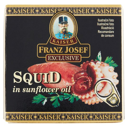 Franz Josef Kaiser Exclusive Kalamáry ve slunečnicovém oleji 80g