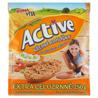 Bona Vita Active Křehké rohlíčky grahamové 250g
