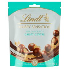 Lindt Crispy Sensation Milk Chocolate Crispy Centre 140g