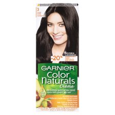 Garnier Color Naturals Permanent Hair dye 3 Natural dark brown, 60 +40 +12 ml