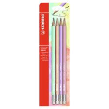 Stabilo Swano Pencil with Eraser Tip 4 pcs