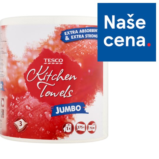 Tesco Kuchyňské utěrky Jumbo 1 role