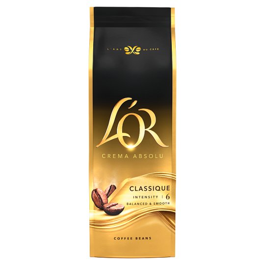 L'OR Crema Absolu Classique káva pražená zrnková 500g